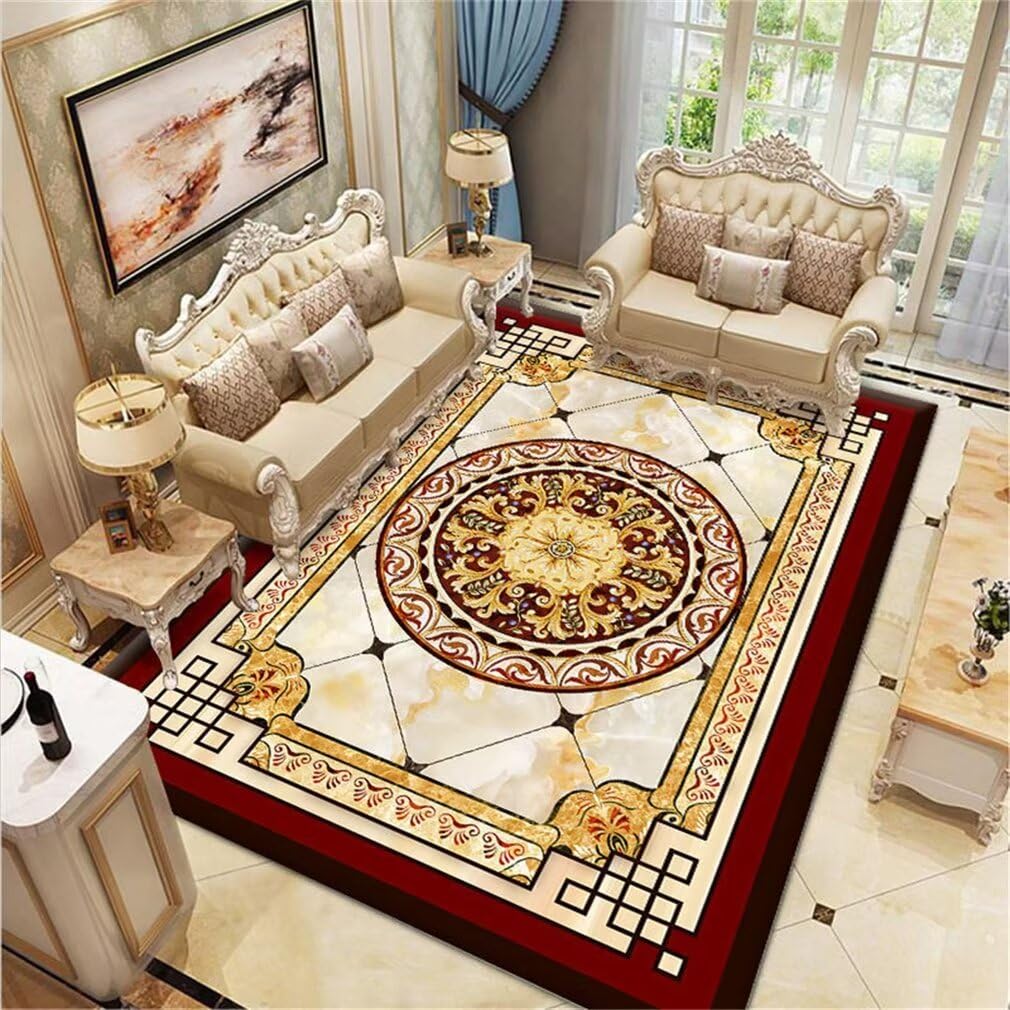 Tapis priere enfant 140x180cm rouge idéal pour décoration chambre ado
