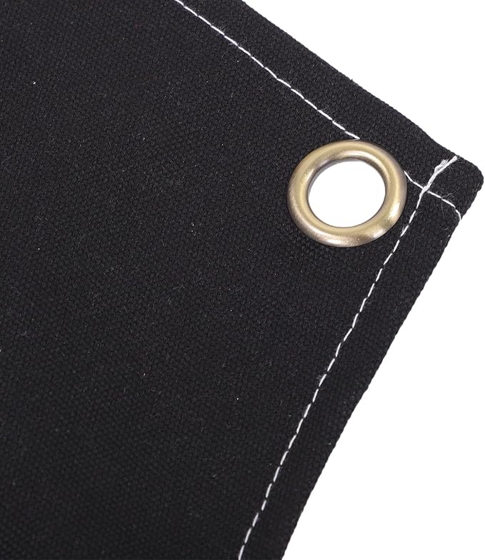 Delantal resistente de lona con tirantes cruzados ajustables miniatura 8