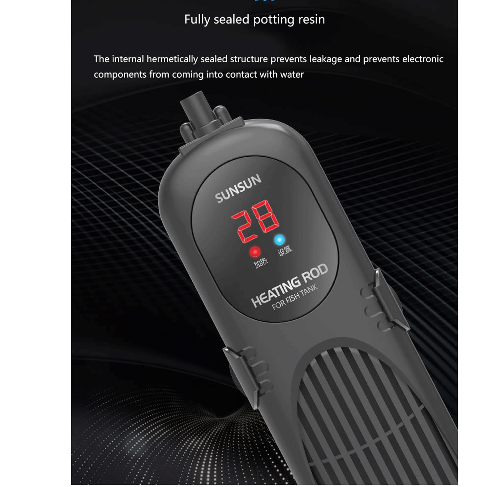 Termostato Automatico per Acquario con Asta riscaldante per Acquario, Diverse specifiche tra Cui Scegliere, 50 W