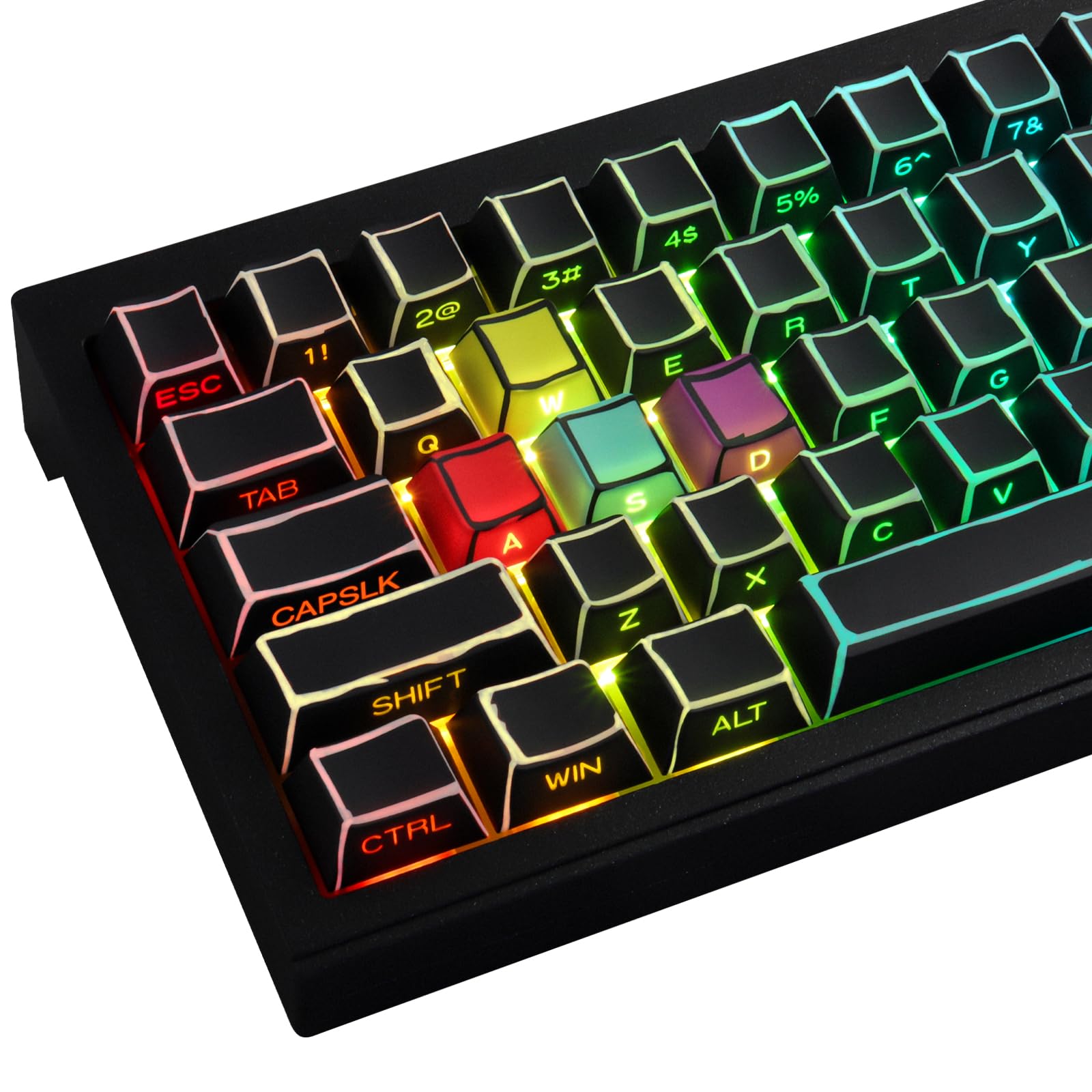 Amazon.com: JOMKIZ PBT Keycaps,128 Keys Dye Sublimation Cherry