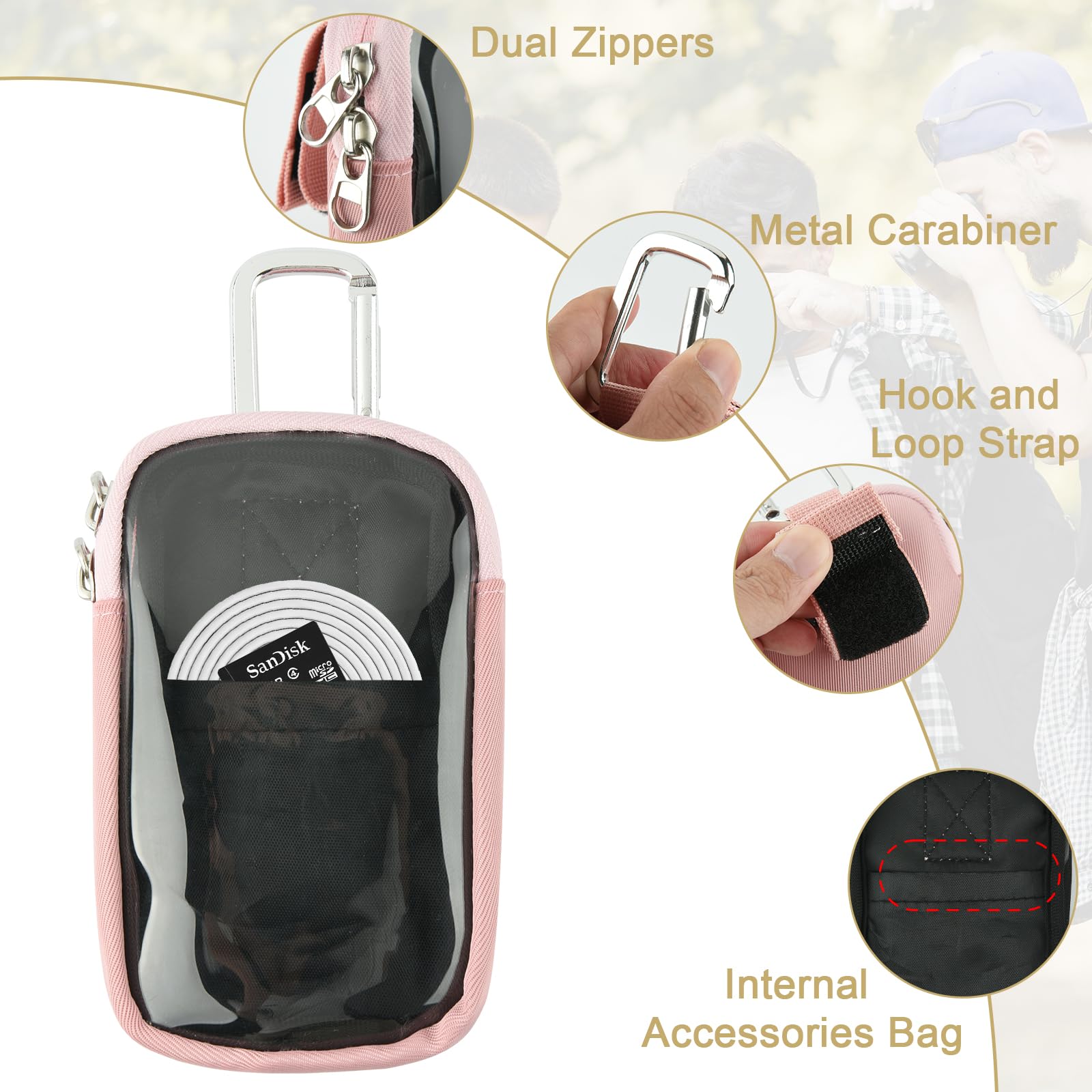 PORTABLE MP3 CARRYING Bag Universal MP4 Proetctive Case $17.19 - View #5