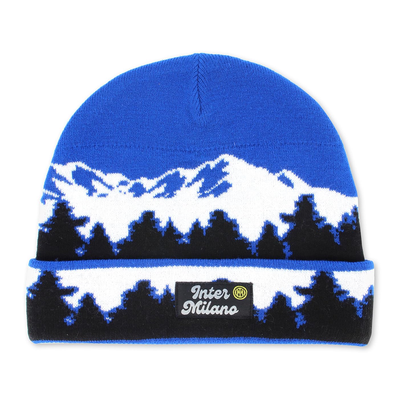 Inter Linea Xmas – Berretto Vacanze Invernali 25/26 Unisex in 100% Acrilico con Motivo Natalizio e Logo Ufficiale – Taglia OS