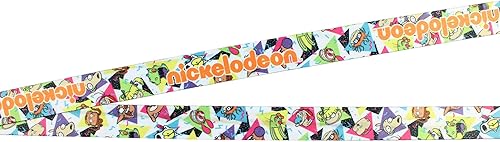 Miniatura 3 de Nickelodeon 90s Rugrats Ren and Stimpy Catdog - Soporte para identificación con colgante de reptar y calcomanía coleccionable