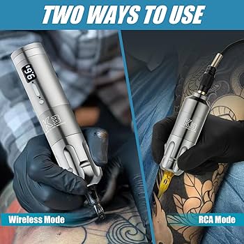 ワイヤレスタトゥーマシン yilong Amazon.com: YILONG Wireless Tattoo Gun Machine Kit, Rotary