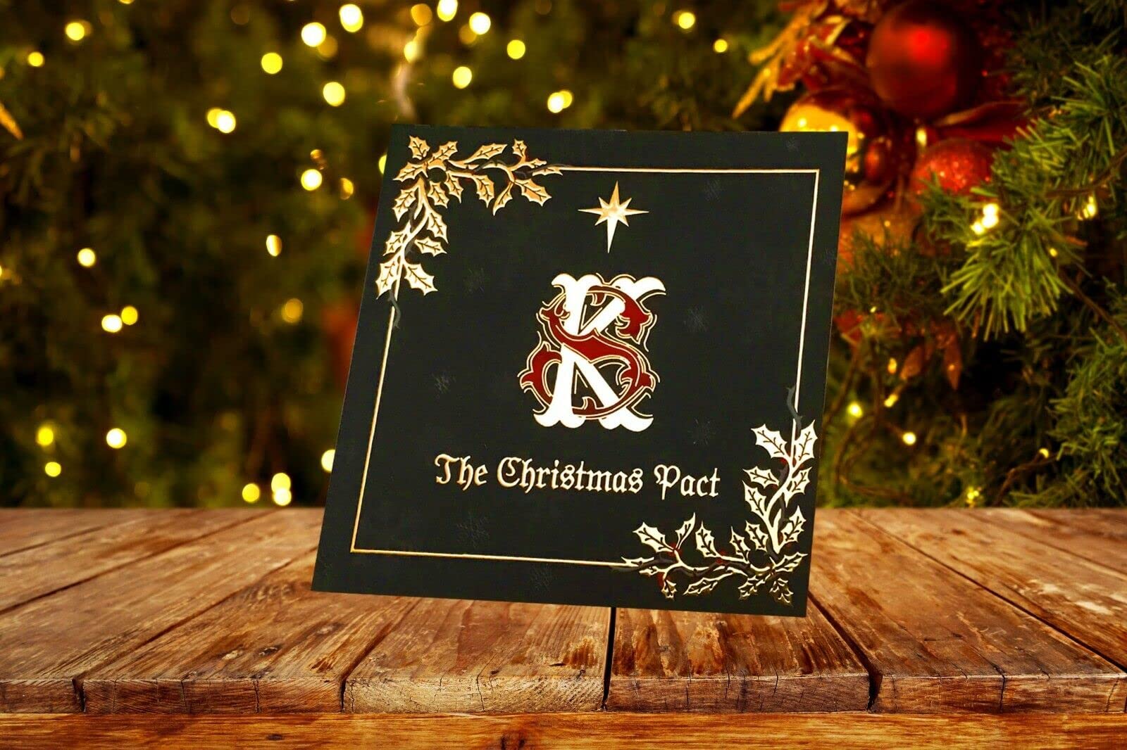 Krampus Luxury Gold and Black Christmas Story Stunning Christmas Rhyme Keepsake