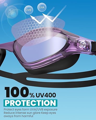 Miniatura 9 de OutdoorMaster Gafas de natación  Antivaho  Gafas de natación polarizadas de repuesto para adultos, hombres, mujeres y jóvenes