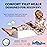 Bed Wedge Leg Elevation Pillows for After Surgery, Swelling Blood Circulation, 8 Memory Foam Leg Elevating Pillow for Both Legs, Back Hip Foot Ankle Pain Relief, Sciatica, Edema Relief Washable Cover