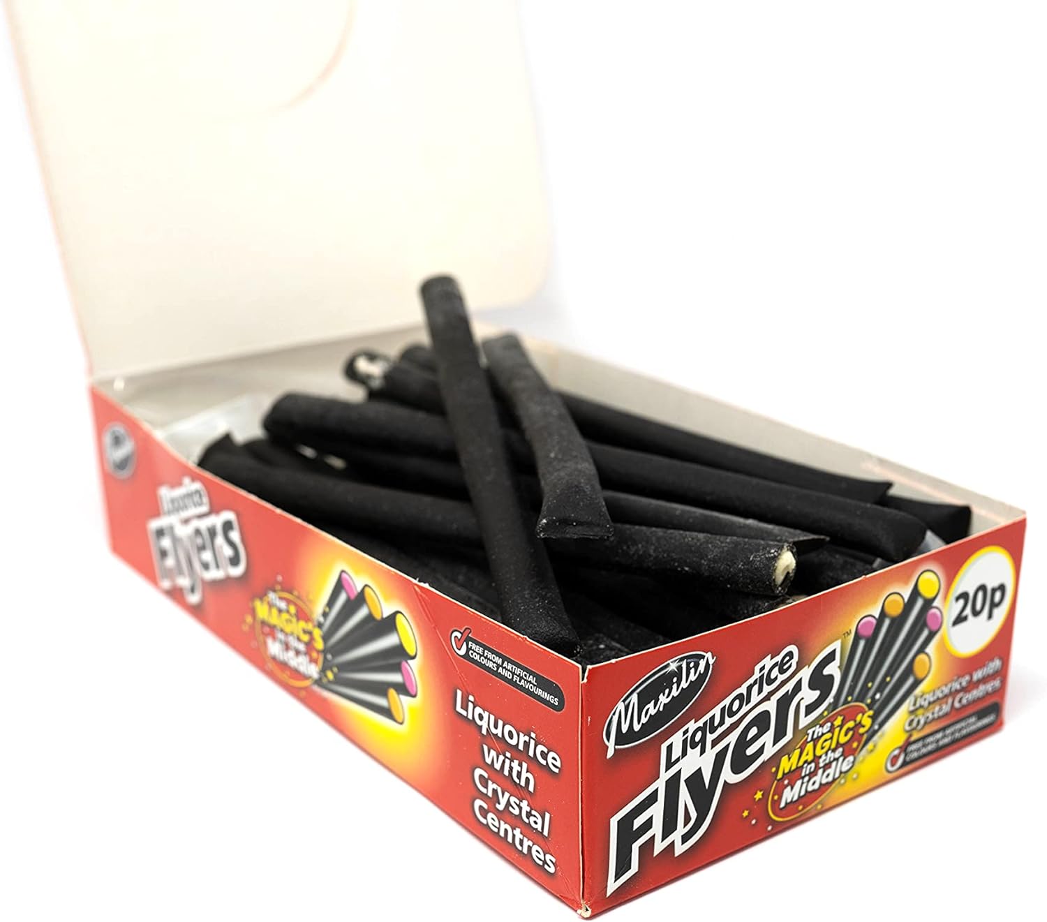 FLYERS Liquorice with Fruit Crystal Centre 40 Pieces Amazon.co.uk