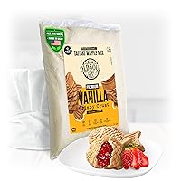 Vista 11 de OldSoul Professional Taiyaki Waffle Mix Crujiente Sabor vainilla 5 libras 84 waffles (vainilla, 5 libras)