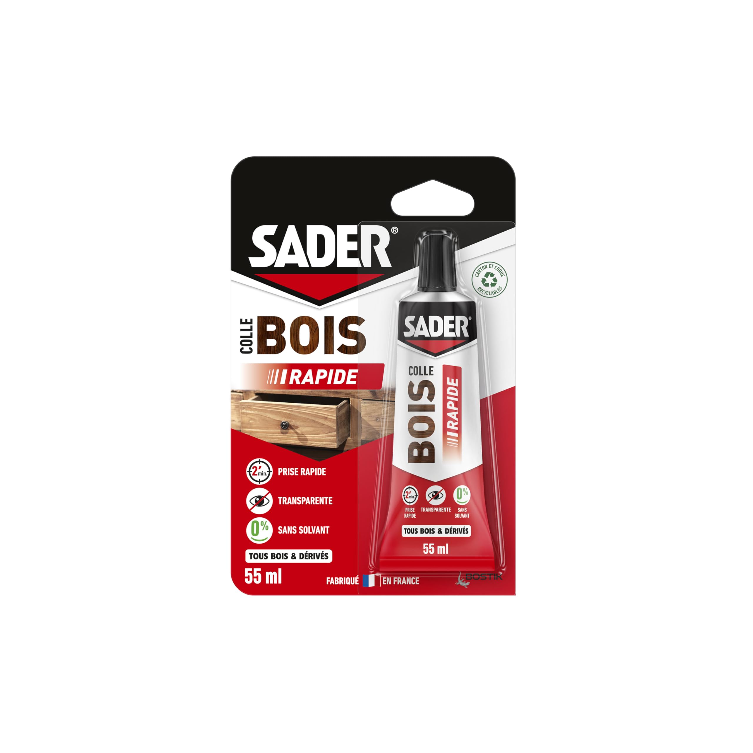 Sader Colle à Bois Prise Rapide 2 min