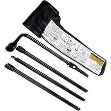 Compatible with Spare Tire Tool Kit with Tire Jack Handle and Wheel Lug Wrench for Chevrolet Silverado/GMC Sierra 1500 2000-2014