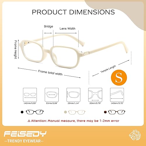 Miniatura 5 de FEISEDY Gafas de ojo de gato vintage clásicas a la moda para mujer, lentes de bloqueo de luz azul B2363