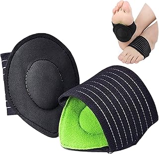 Extra Thick Cushioned Compression Arch Support with More Padded Comfort for Plantar Fasciitis, Fallen Arches, Heel Spurs, Flat Feet and Achy Foot Pain