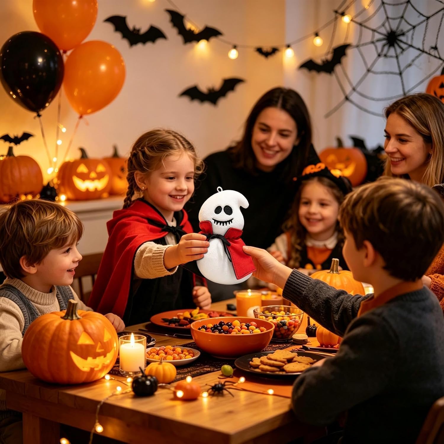 Ghost Stuffed Animal Soft Cute Scary Collectible Decoration 14cm image 2