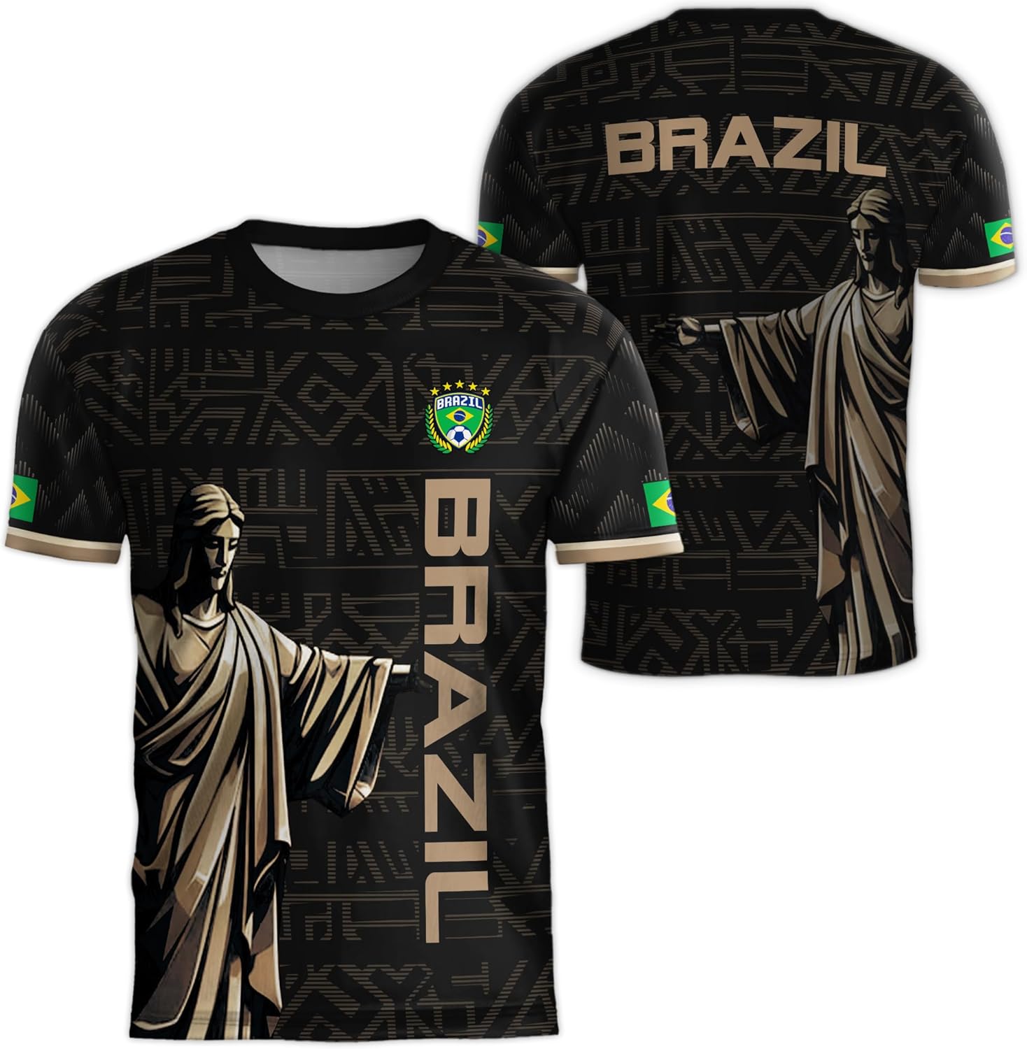 RustField Co. Brazil Soccer Jersey Men, Brazilian Jerseys, Brazil Soccer Jerseys, Brazilian Jersey Soccer