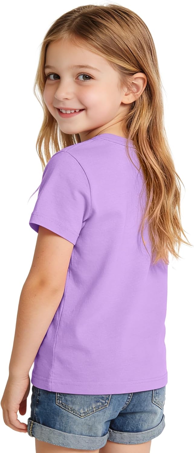 Birthday Girl Shirt Toddler Baby Girls Birthday Outfit Cotton T-Shirt Size 2-10 Years - Image 4