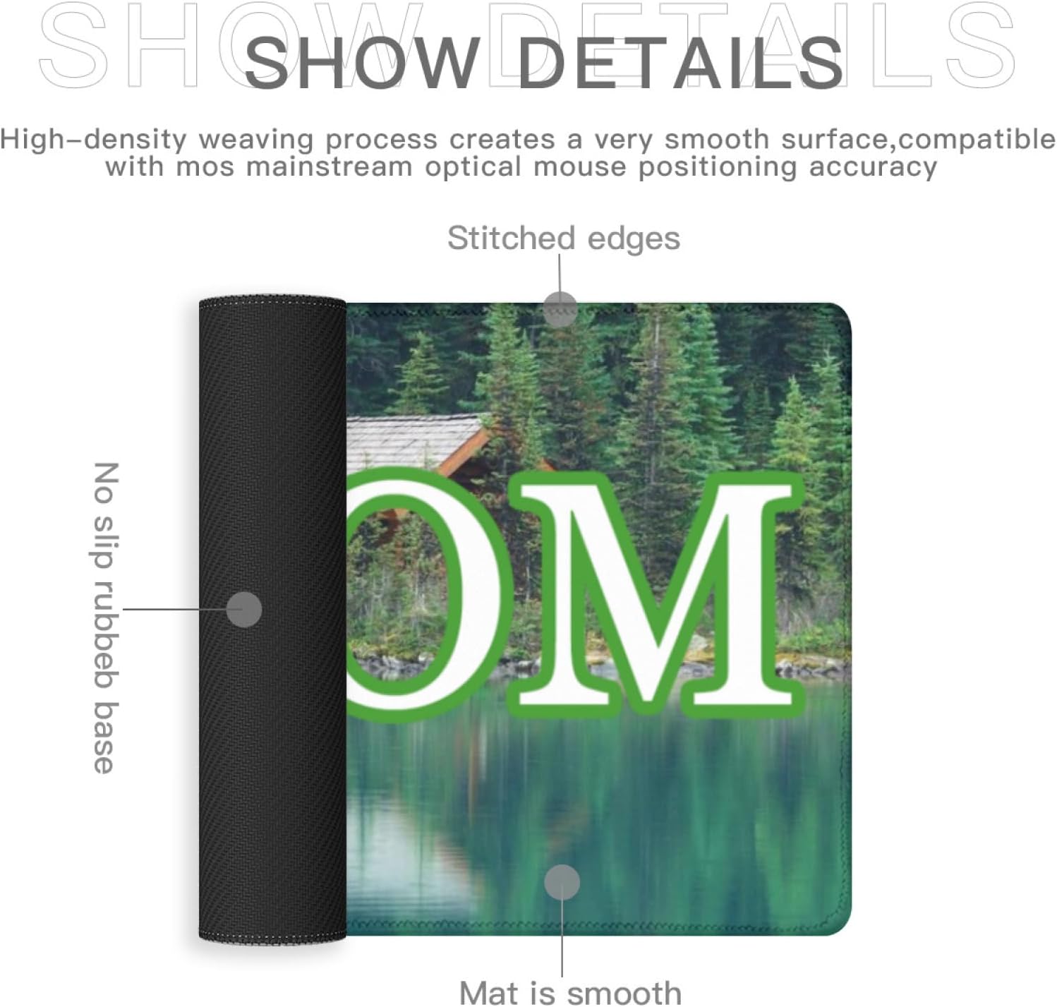 Custom Mouse Pad, Personalized Mouse Pads with Photo/Text/Logo, Customized Mousepad Wireless Large (15.7" x 35.5", Panoramic)