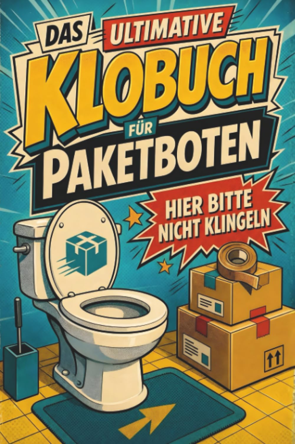 Das ultimative Klobuch für Paketboten: Hier bitte nicht klingeln. Lustiges Geschenk für Paketbotinneen, DHL und Zustellungsstress