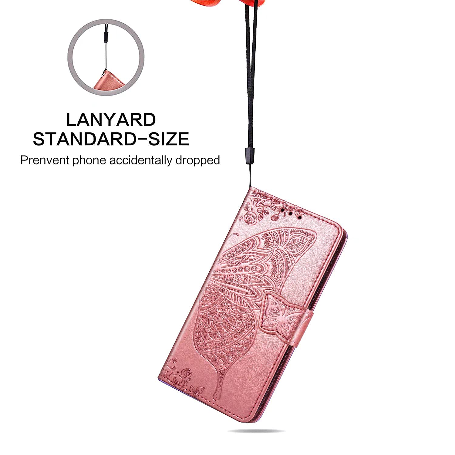 TingYR Cover per Nokia G50, Flip Custodia Carte di Credito