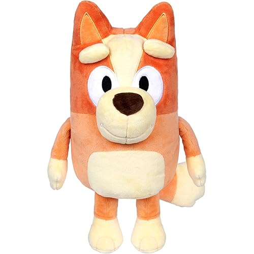 Bluey - 12" Talking Bingo Plush - Interactive - Sing Along with Bingo, 9 Different Phrases, Multicolor, 17137