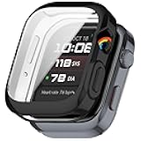 Screen Protector Case for Huawei Watch D2 TPU Slim Case Cover [Plating Metal Color Frame] [3D Full Coverage] Shell Protective for Huawei Watch D2 Smartwatch (Black)