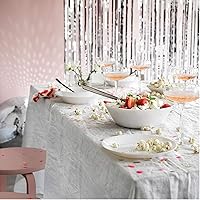 Vista 3 de IKEA Platos de vajilla de vidrio de ópalo templado de 6 piezas, color blanco (plato profundo, blanco20 cm)