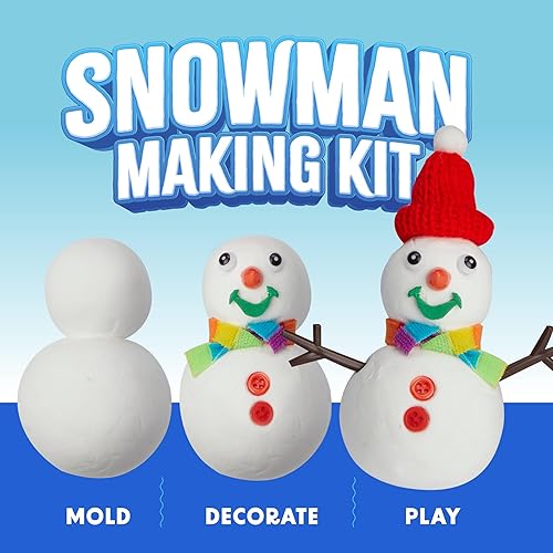 Miniatura 8 de Dan&Darci Kit de fabricación de muñeco de nieve para niños, kits de manualidades para niñas, niños, niños pequeños, niños, niños pequeños,