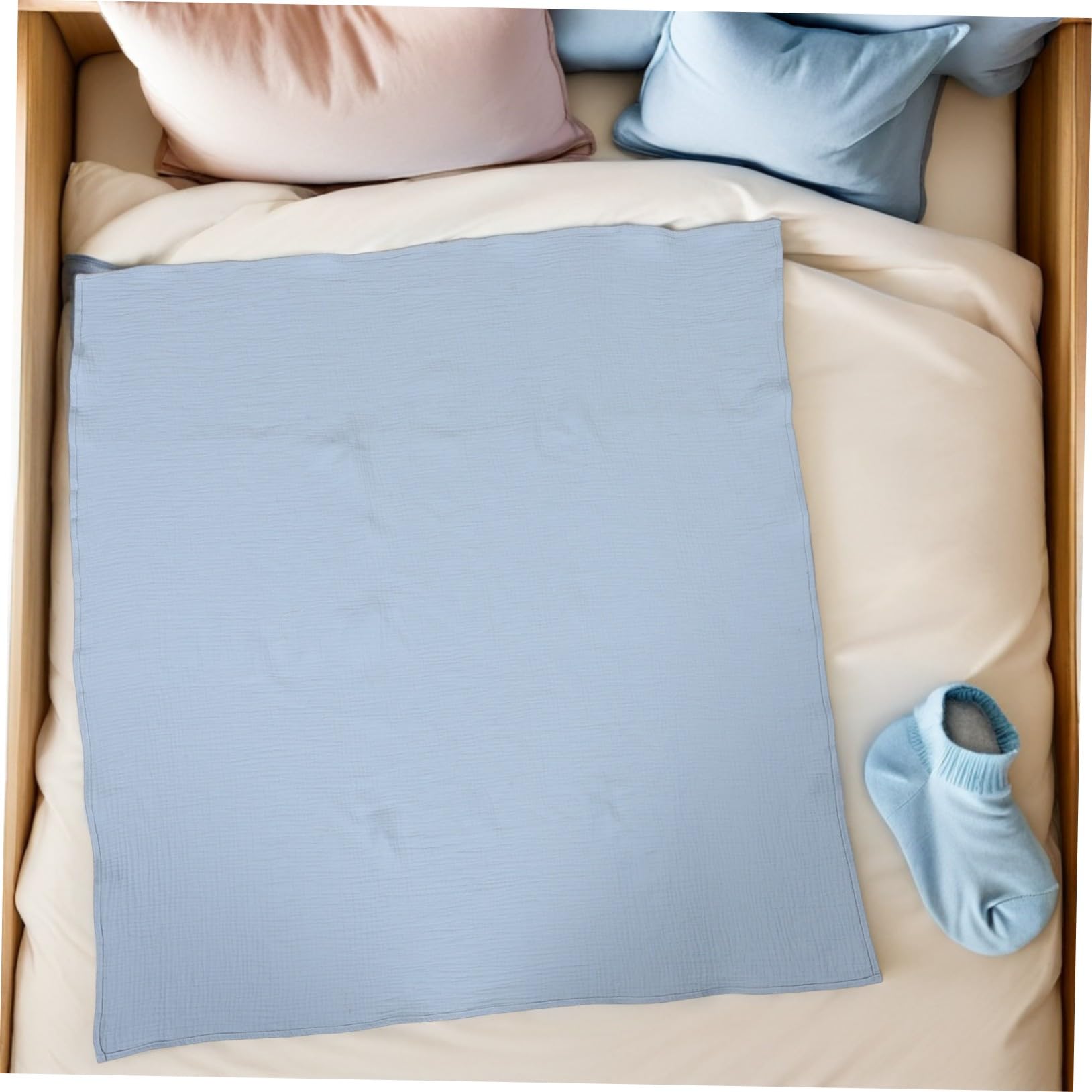 3 Piezas Mantas de Muselina para Recién Nacido Suaves y Transpirables Mantas para Envolver y Recibir Bebés Unisex para Dormir y Baño