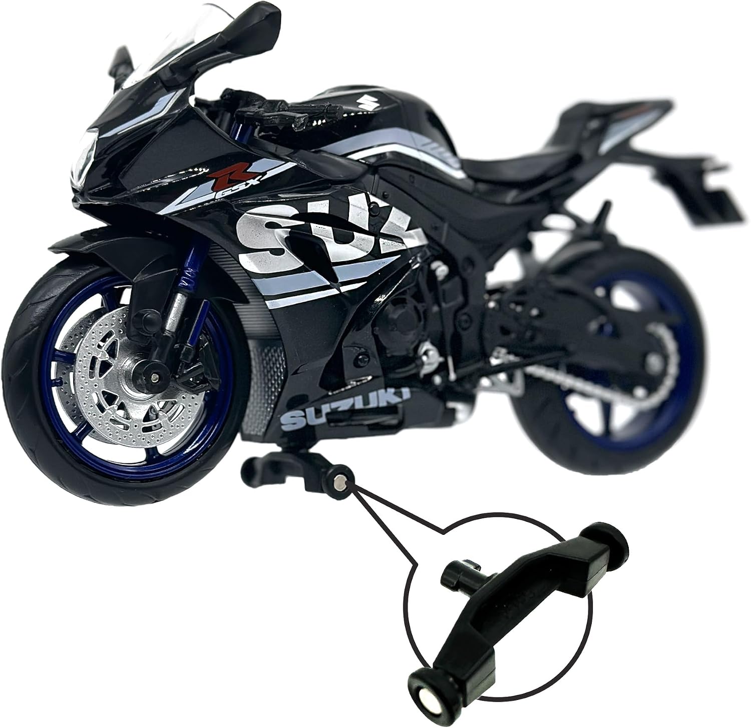 Just For Laughs Suzuki GSX-R1000R 2021 Die Cast Motorcycle, 1:12 Scale