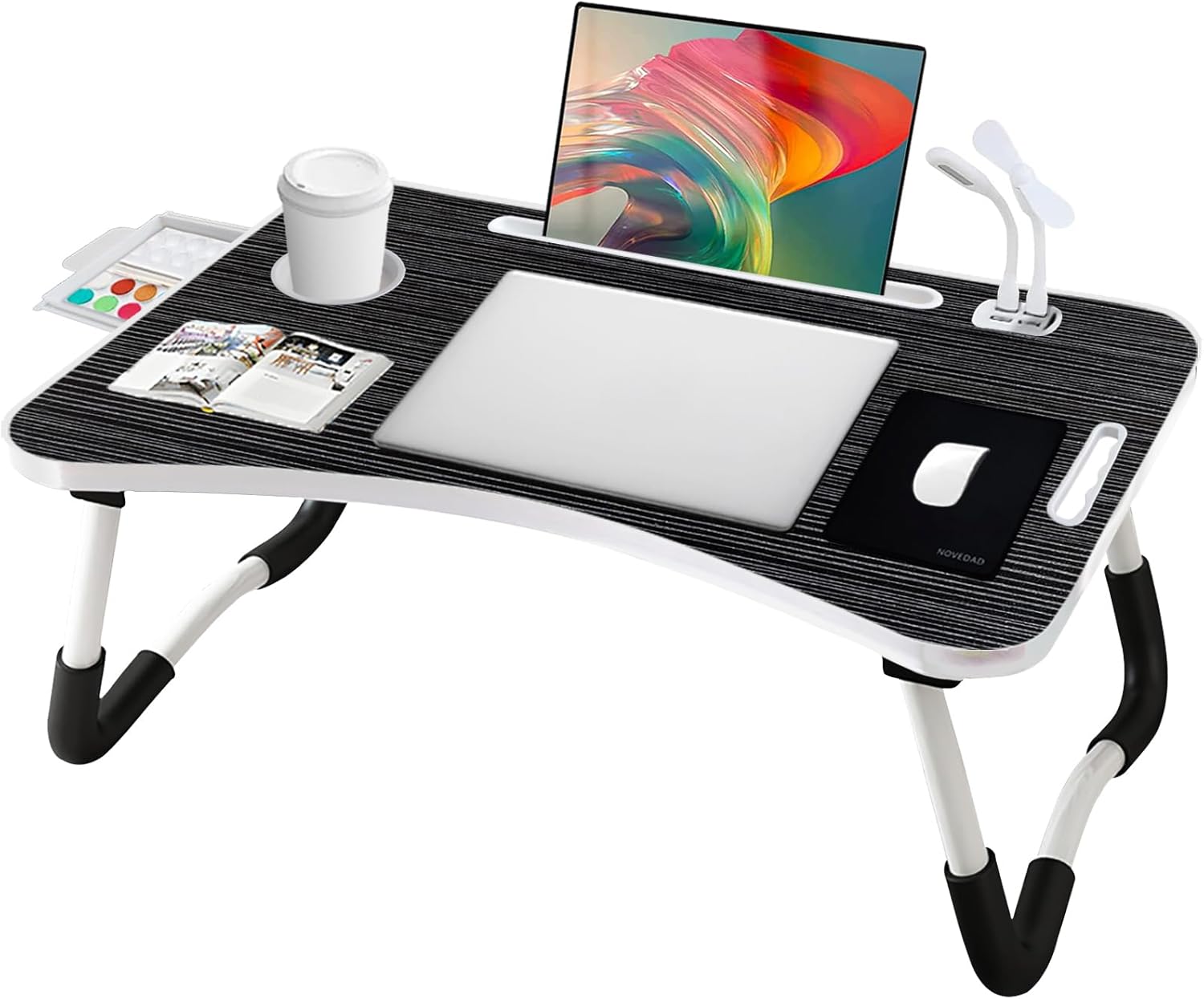 Laptop Desk Foldable Bed Desk Lap Desk Folding Breakfast