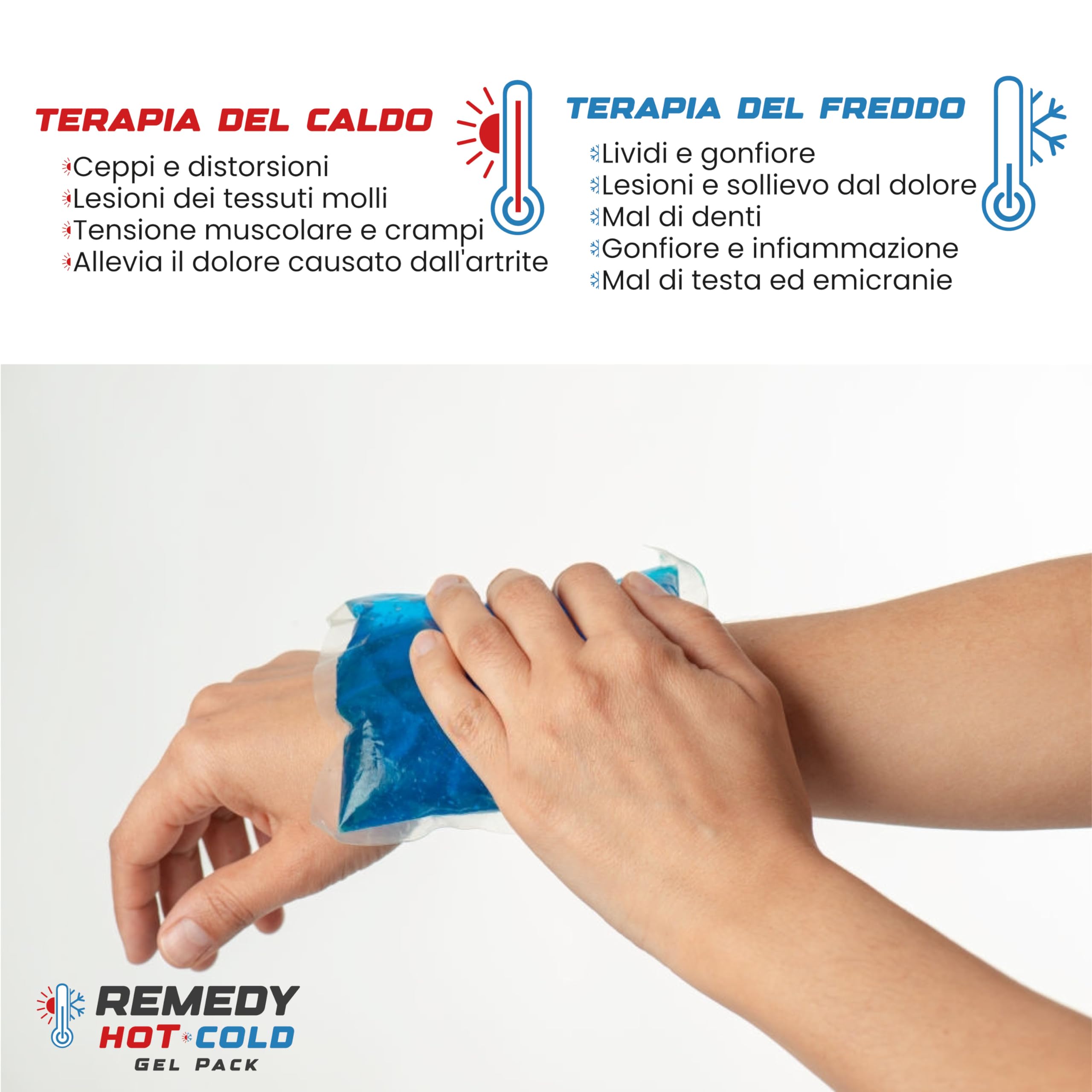 Boston Tech REMEDY – Borsa gel caldo e freddo riutilizzabile con fascia di compressione, include fodera in tessuto, ideale per dolori e lesioni (2 gel + 1 custodia, 2, unità)