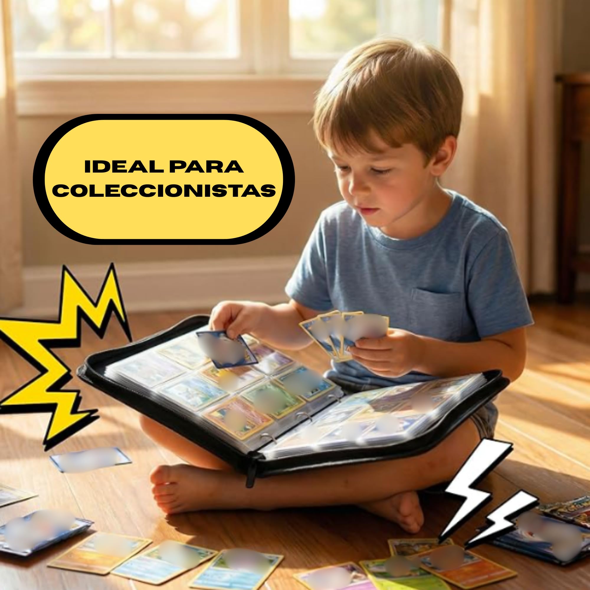 Álbum de Cartas profesional TGC,1080 Cartas,60 Páginas|Fundas Integradas, resistente al agua,acabado PREMUIM |Card Binder Profesional de coleccionista de Alta Capacidad,carpeta de tarjetas,archivador