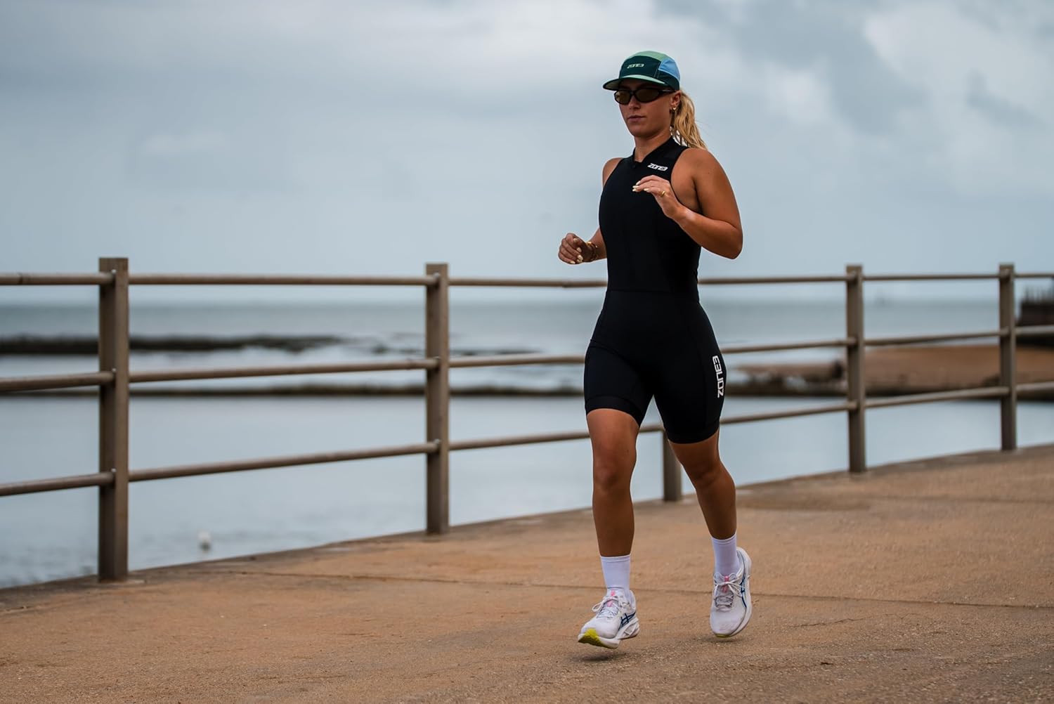 ZONE3 Women's Activate+ Sleeveless Tri Suit – Performance Triathlon One-Piece for Multisport Training and Racing