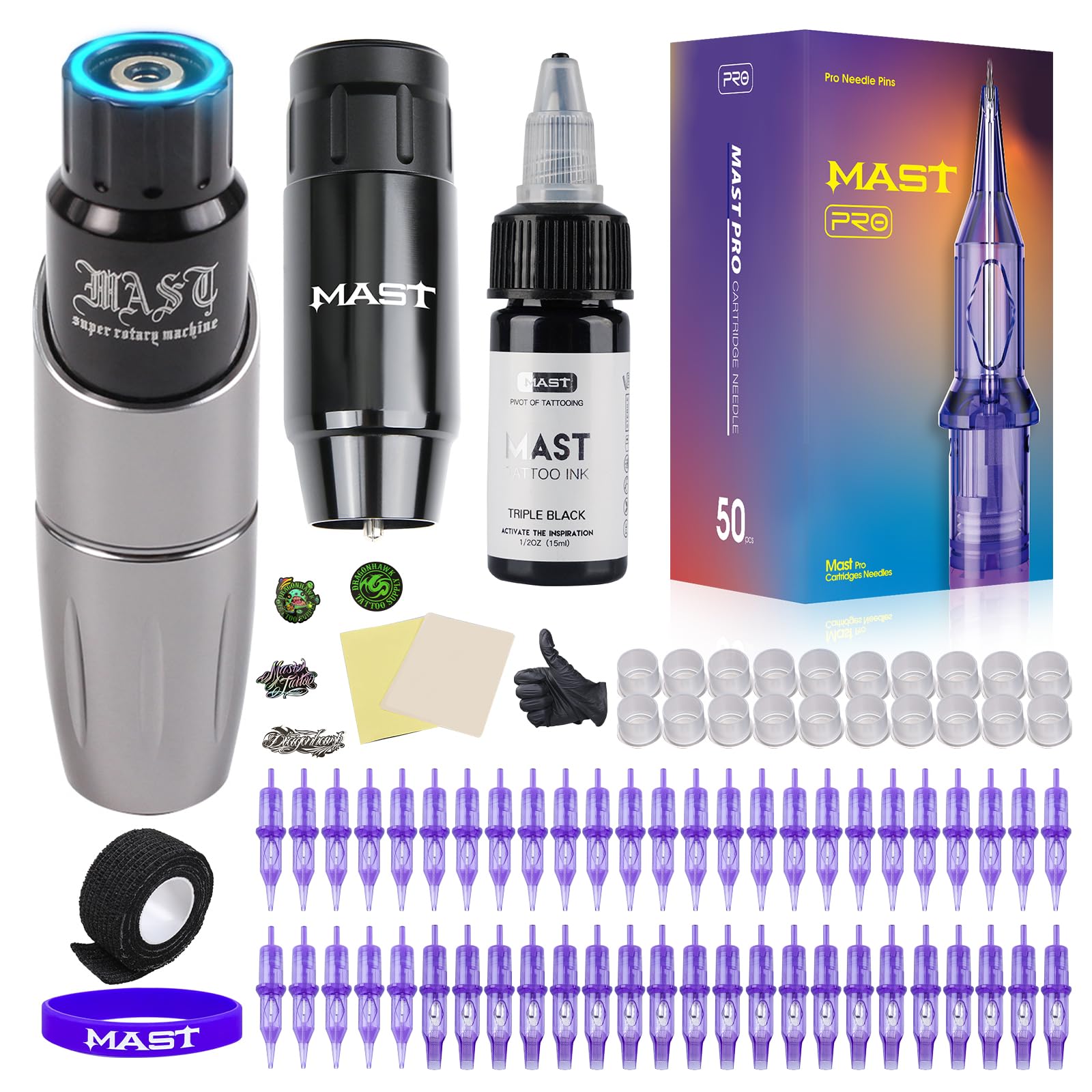 Mast Tattooキット アートメイク ワイヤレス Mast アートメイクセルフキットフルセット ワイヤレスペン型 タイプ A