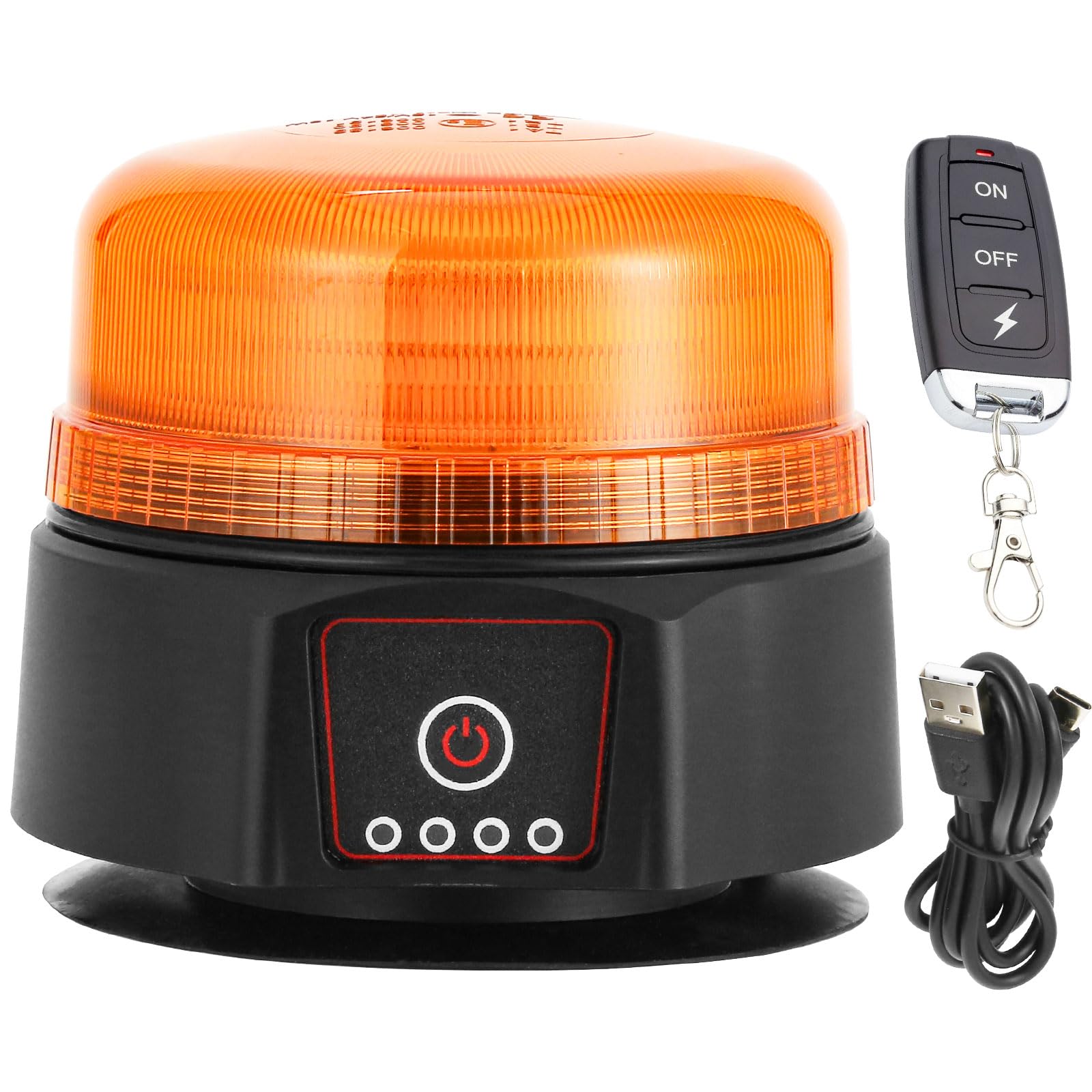 LAMPEGGIANTE ARANCIONE 12v MAGNETICO | QM Racing - Foto 10