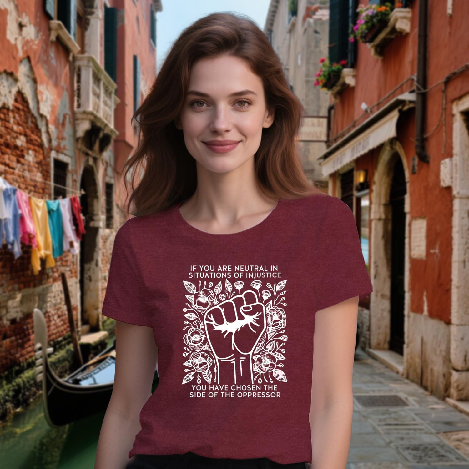 Equality Shirts for Women Human Rights Tee Tops Social Justice Quote Tshirts Ruth Bader Ginsburg RBG Shirt - Image 2