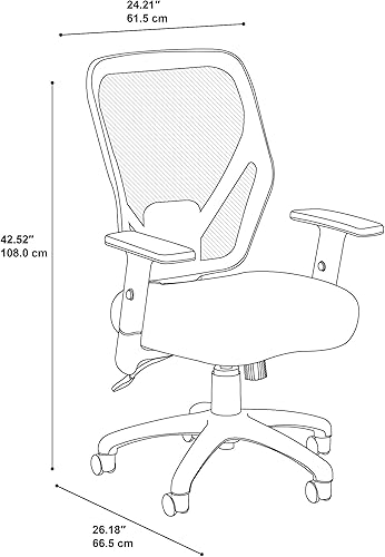 Miniatura 3 de Bush Business Furniture Accord Silla de oficina con respaldo de malla en color negro  Solución de asiento ergonómico para estación de trabajo de