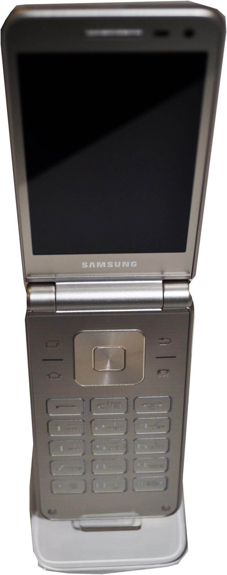 Samsung Galaxy Folder 2 16GB 3.8-Inch Factory Unlocked Android Flip Smartphone - Gold