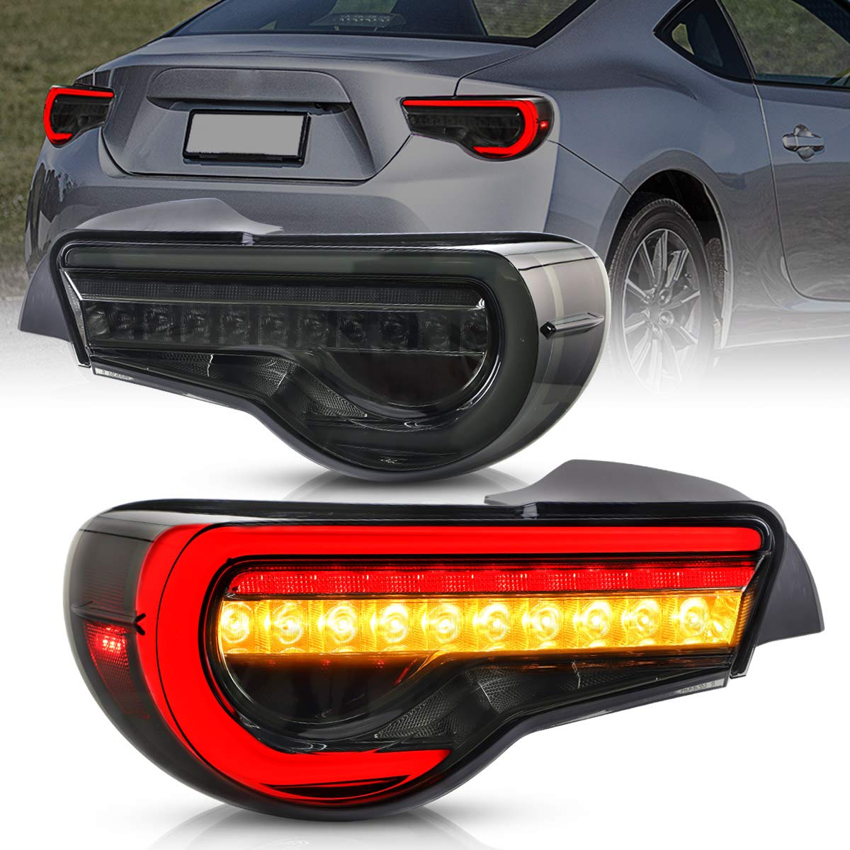 Amazon | VLAND トヨタ 86 ZN6 テールランプ スバル BRZ ZC6 流れる 