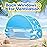 Monobeach Baby Beach Tent Ocean Pop Up Portable Shade Pool UPF50+ UV Protection Sun Shelter for Infant with Easy Set Up Canopy