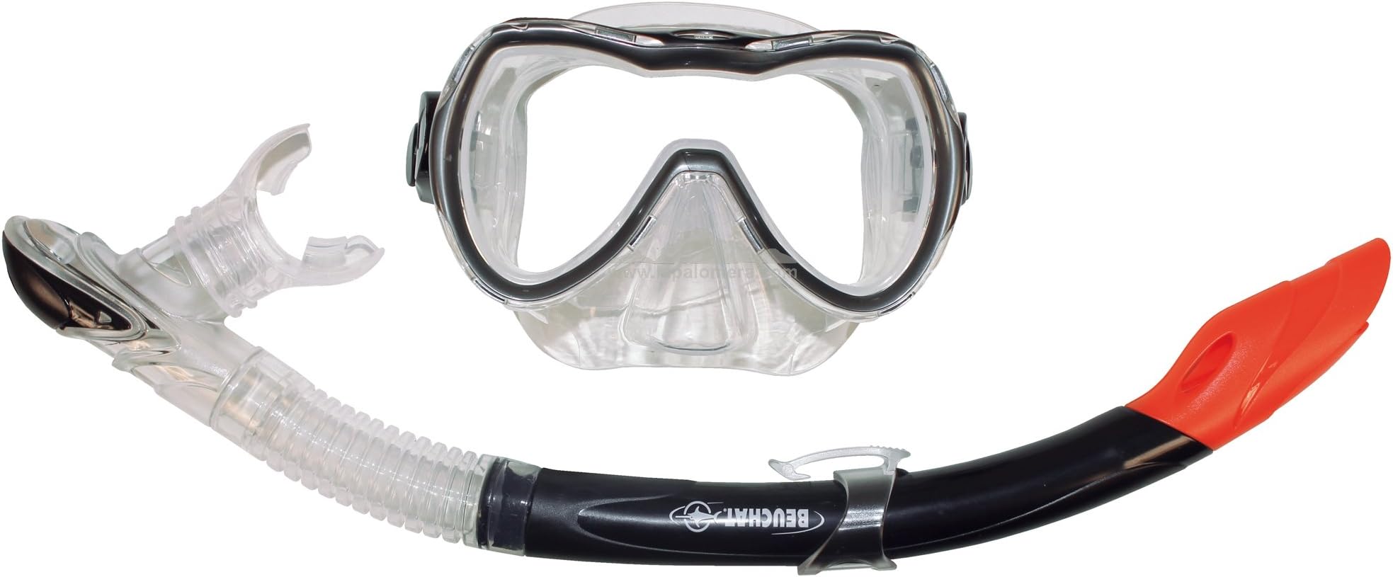 BEUCHATDuo Plus 300 Junior Snorkel Mask Set, Blue/Black, FR (Manufacturer's Size: One Size)