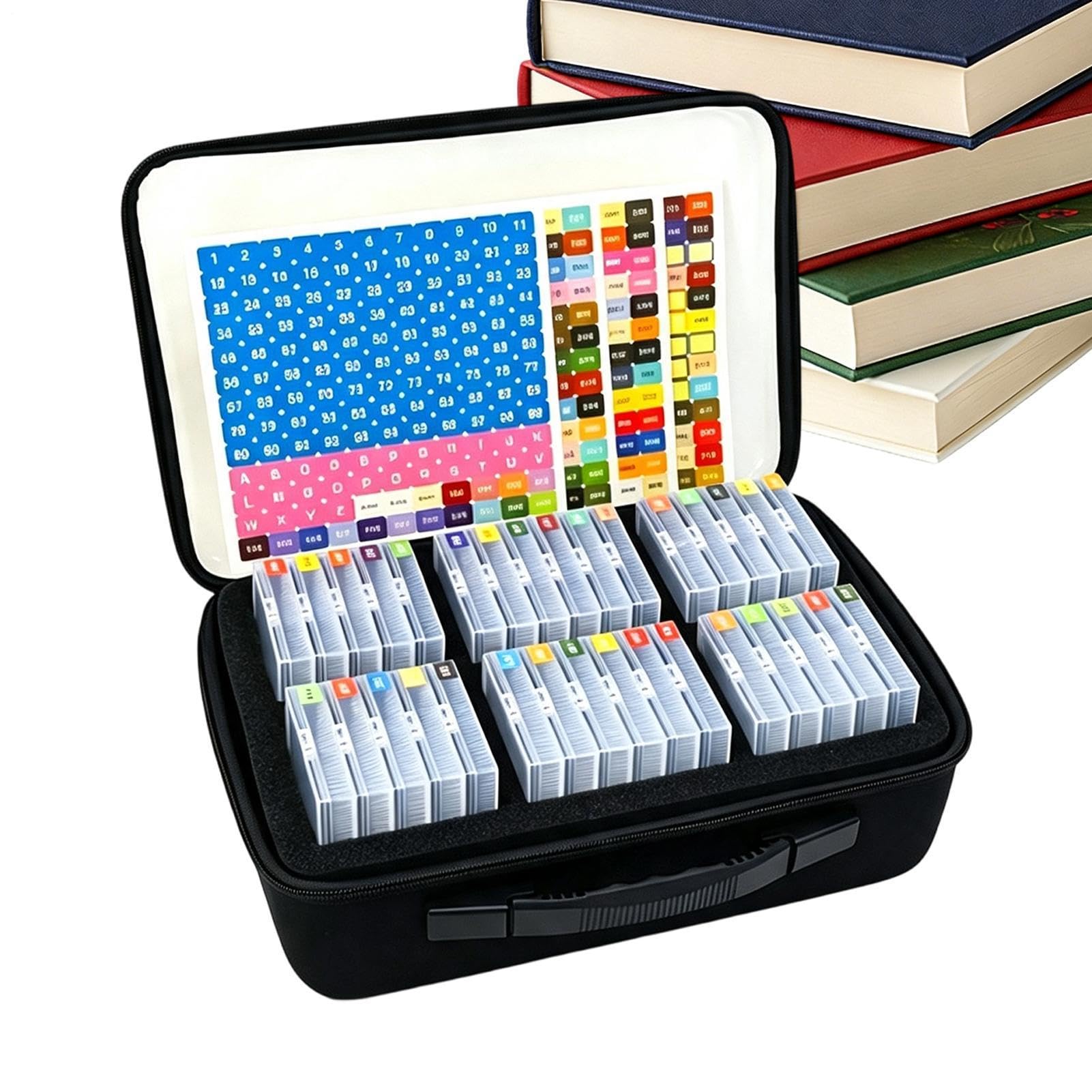 Scatola Arte Gemme Organizer a 32/64 Scomparti con Coperchio, Trasparente | astuccio portaperline da pittura con divisori Per artigianato con strass e cristalli, ufficio, scuola