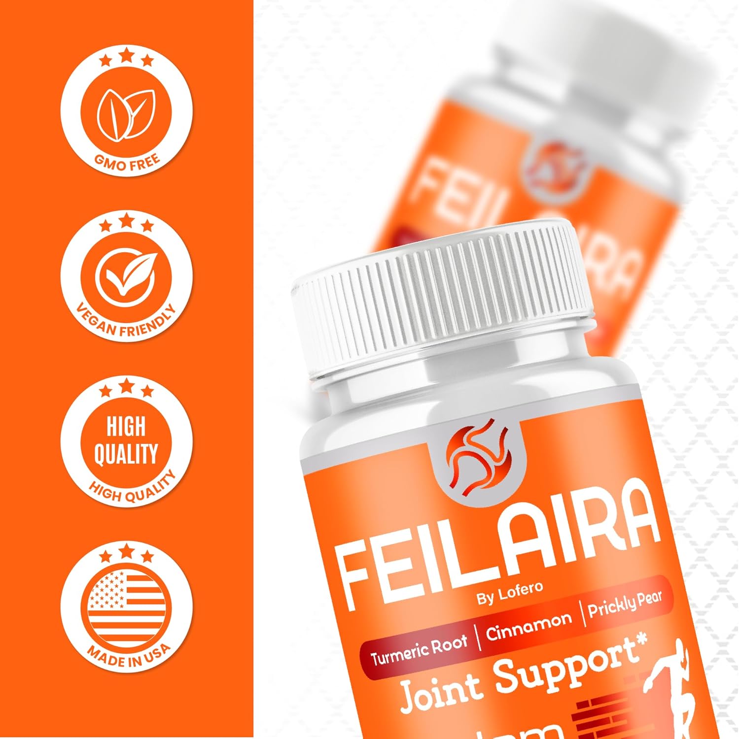Feilaira Capsules, Premium Wellness Formula with Advanced Maximum Strength, Joint Support Supplement Pills All-Natural Ingredients for Overall Health Vitaminas Capsulas Pastillas Reviews (60 capsules)