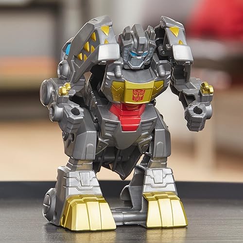 Miniatura 4 de Transformers Classic Heroes Team Grimlock - Juguete de conversión de 4.5 pulgadas, figura de acción para niños a partir de 3 años
