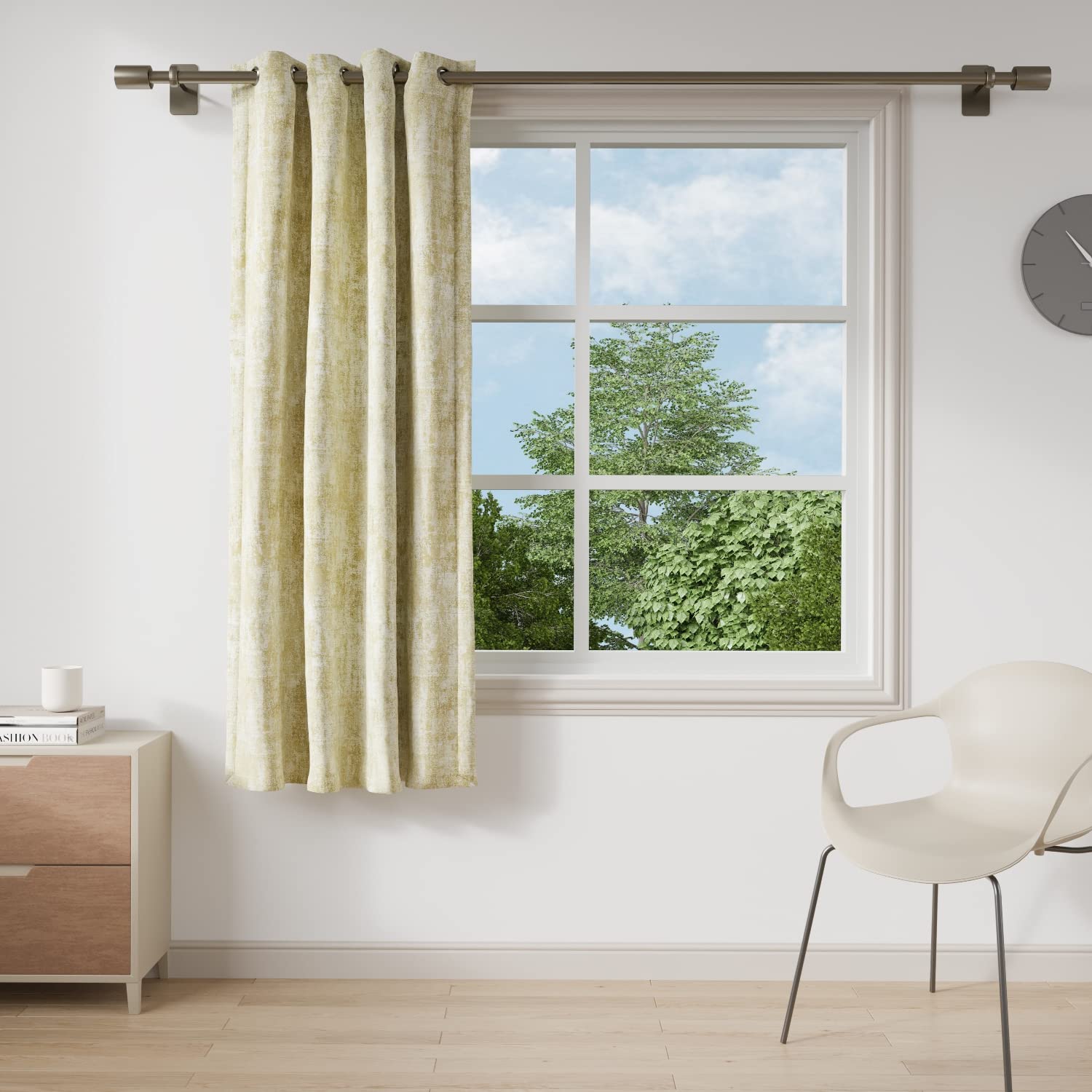 DDECOR - Pack of one 5 Ft Window Curtain, Polyester, Blue (B09GF7GLL6) Amazon Price History, Amazon Price Tracker