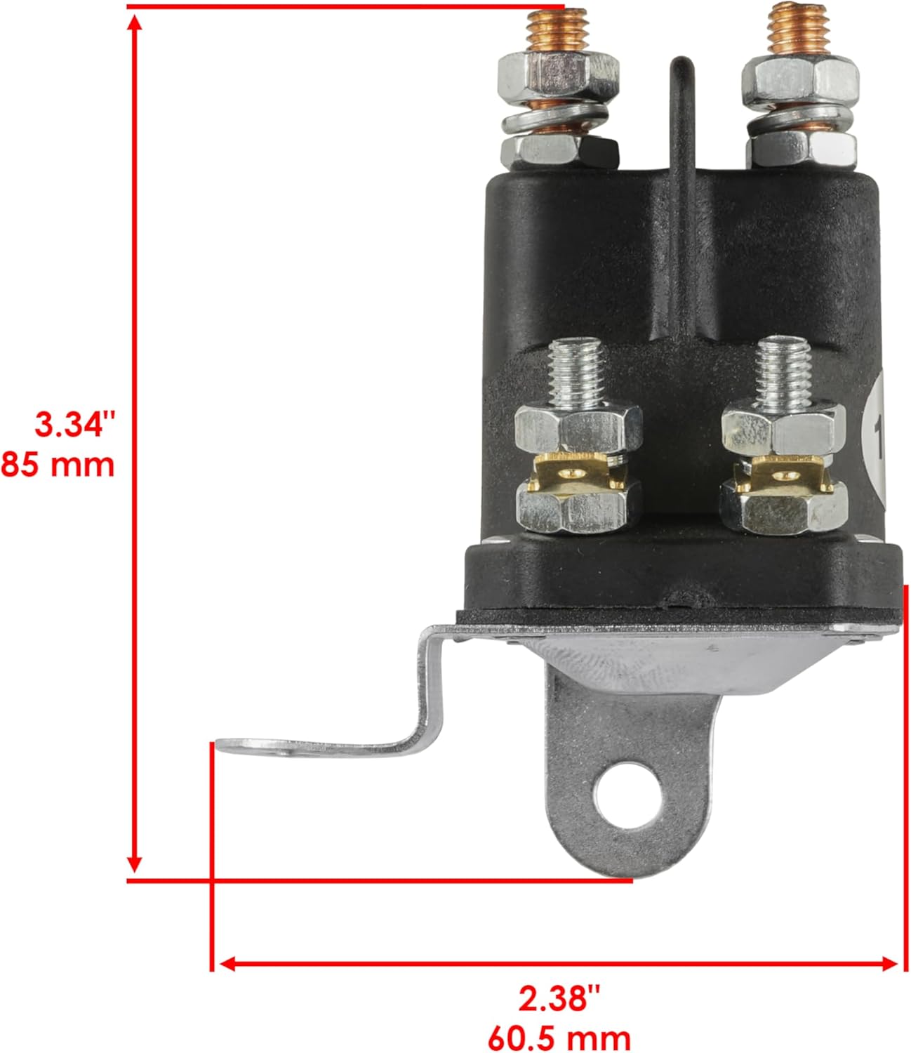 Caltric Starter and Solenoid Compatible with John Deere X300 X360 MIU10981 MIA11984 MIA11949