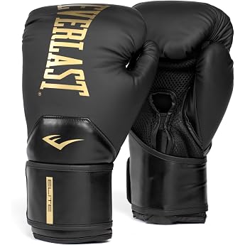 قفازات الملاكمة Everlast Elite 2 لحقيبة الرمل والقفازات والملاكمة المصنوعة من إسفنج Split Bar المريح - Everlast الأصلي