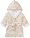 Burt's Bees Baby Hooded Robe Organic Terry Bathrobe, Newborn Bath Essentials, Unisex Boys and Girls, Size 0-9 Months Old