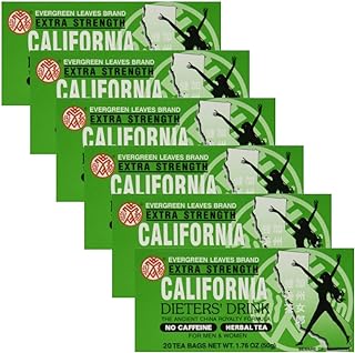 California Dieter's Drink Extra Strength Tea, 20 Count (Pack of 6)