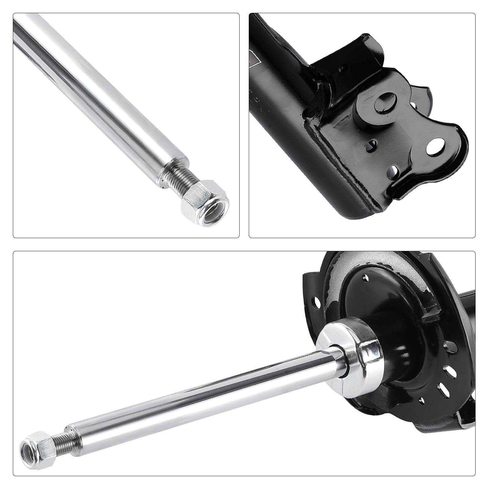 Frankberg 2x Ammortizzatori per sospensioni Ammortizzatori per telaio Anteriore sinistro destro 557mm Pressione del gas Compatibile con B-Class W245 Classe A W169 Replace# 1693201430, A1693201430